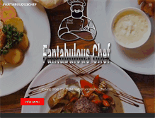 Tablet Screenshot of fantabulouschef.com